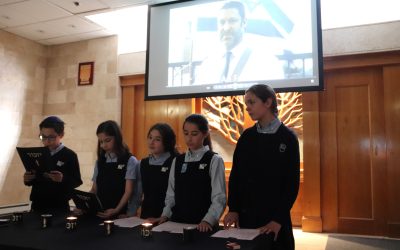 Les élèves rendent hommage aux soldats israéliens et aux victimes du terrorisme